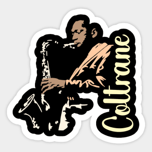 John Coltrane T-shirt Sticker